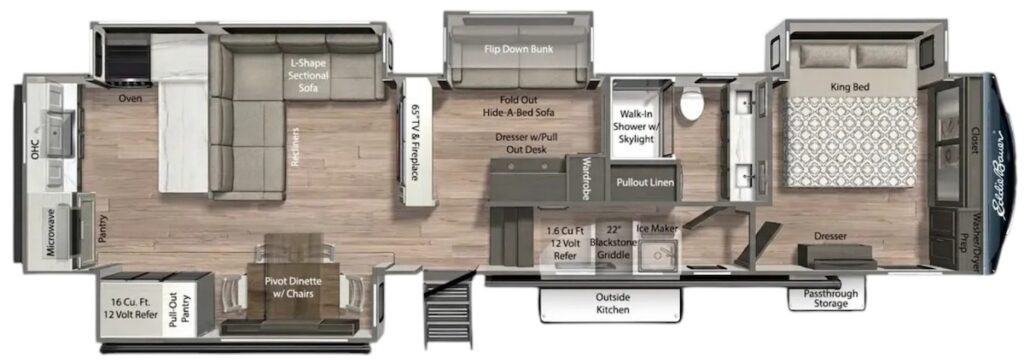 KEYSTONE_EDDIE_BAUER_SUMMIT_3810MB Floor Plan