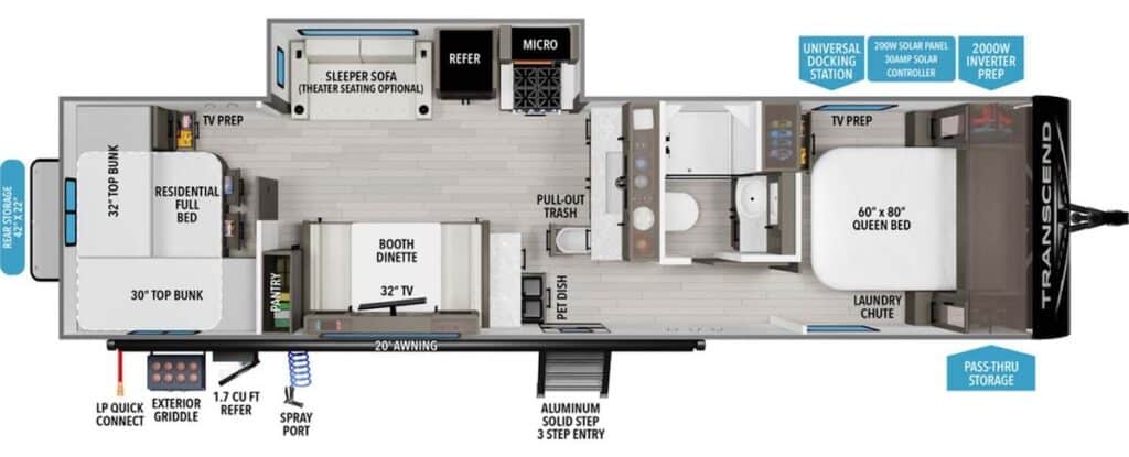 GRAND_DESIGN_TRANSCEND_295QBT Floor Plan