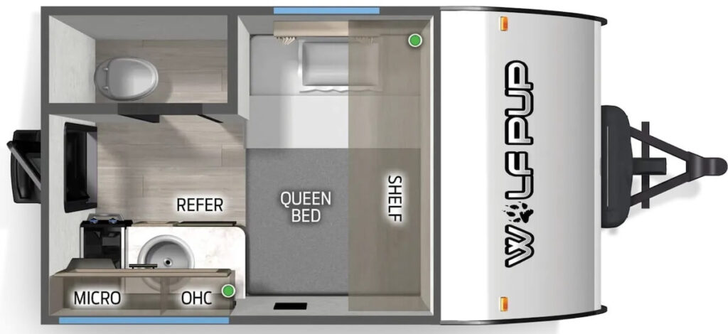 FOREST_RIVER_WOLF_PUP_9CELP Floor Plan