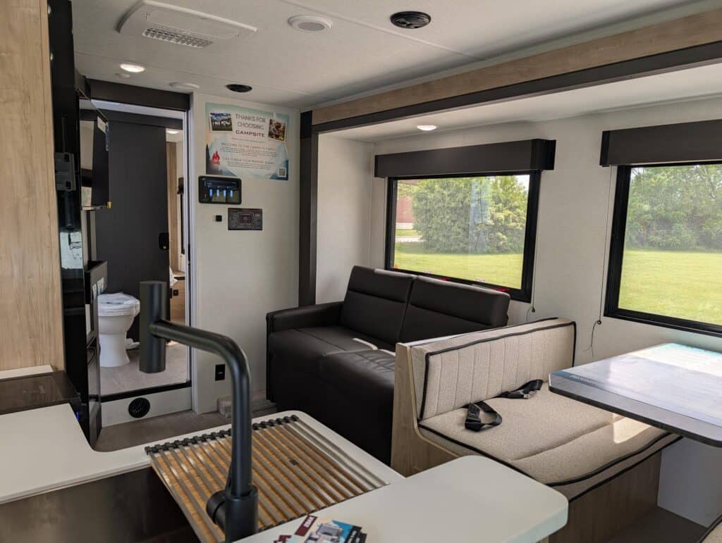 Campsite Motorhome Living Area