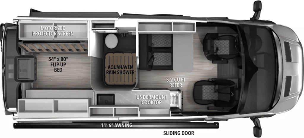 Lineage LVT1 floorplan