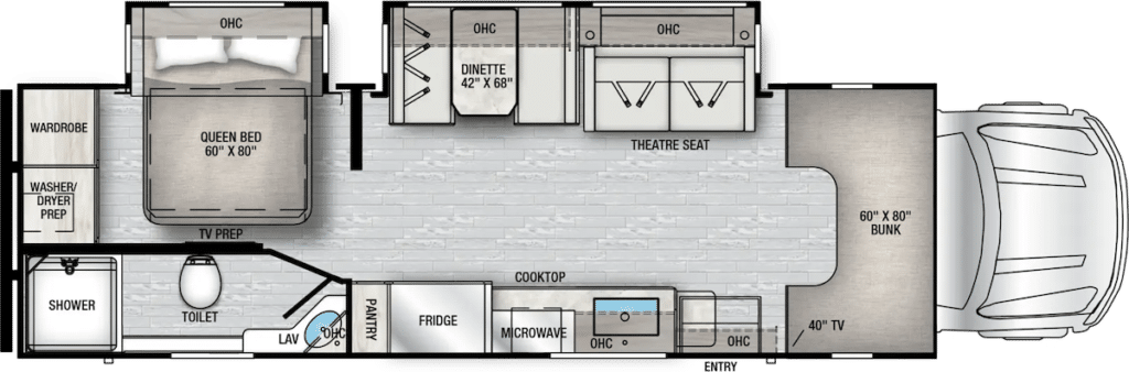 Bravado 33DS floorplan