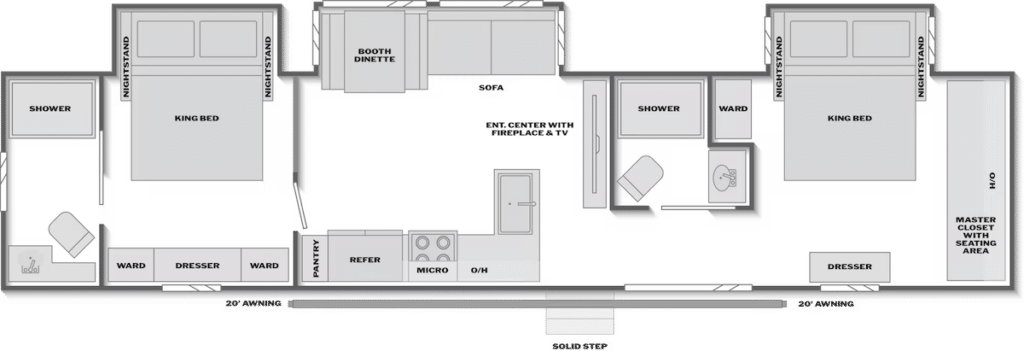 Sprinter 38DKB floorplan